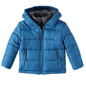 Rothschild Baby Boys Blue Puffer Jacket with Hood